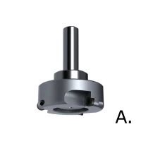 Set van 4 frezen voor bovenfrezen, 8 mm, metalen frees, houtfrees, voor massief hout, professioneel snijgereedschap voor spaanplaat, MDF enz. (4 Set van 4 frezen voor bovenfrezen, 8 mm, metalen frees, houtfrees, voor massief hout, professioneel snijgereedschap voor spaanplaat, MDF enz. (4