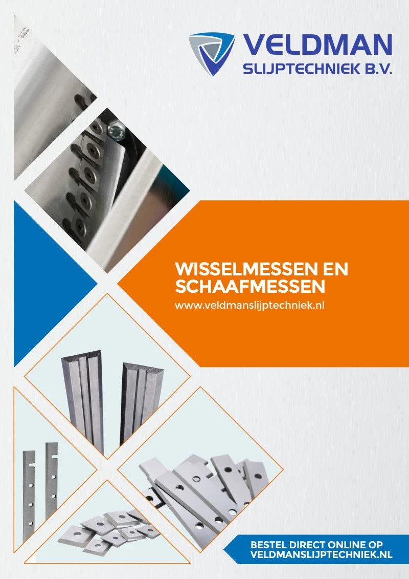 Brochure hoofdstuk 6: messen voor CNC freesgereedschap en schaafmessen